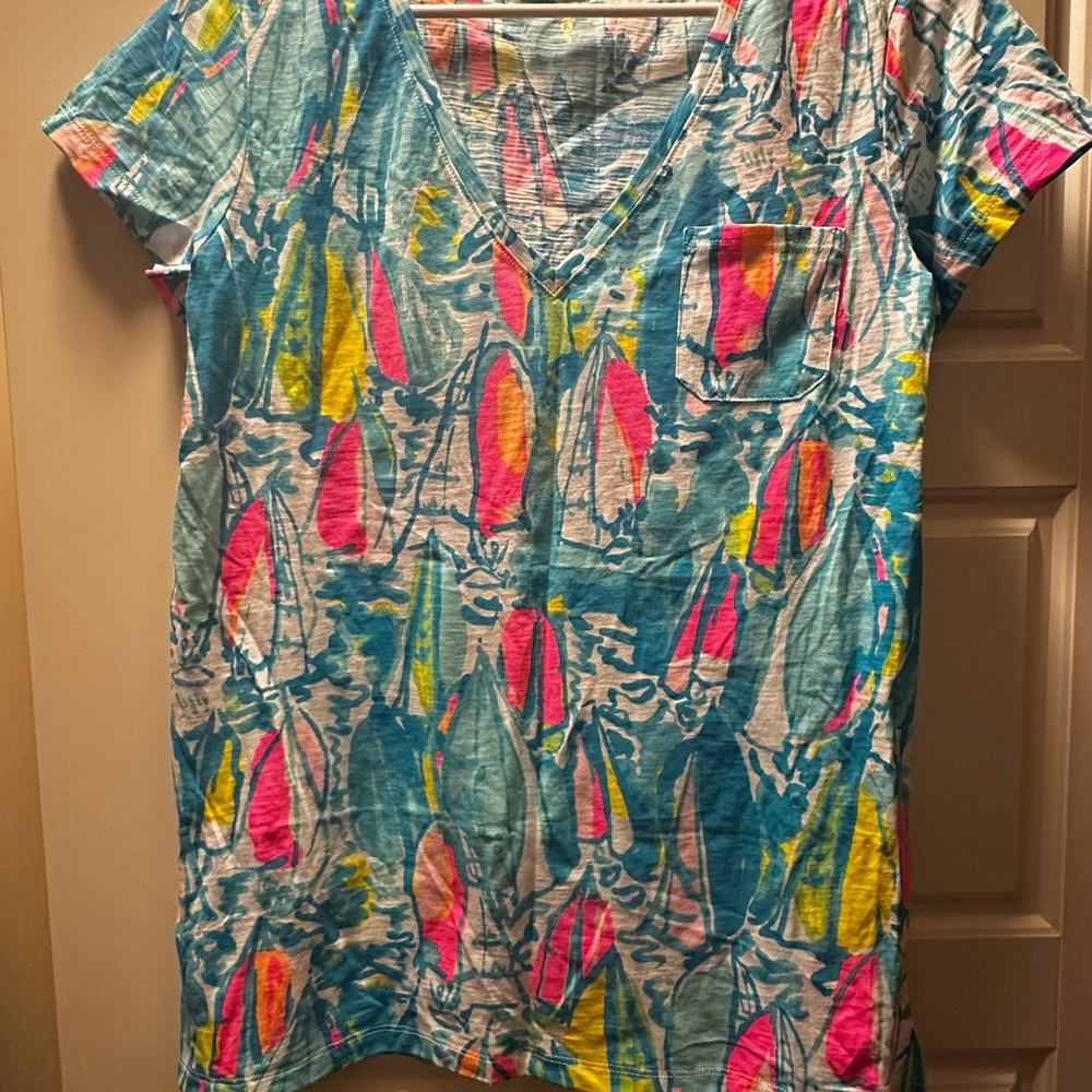 Lilly Pulitzer Multicolor Short Sleeve Tee